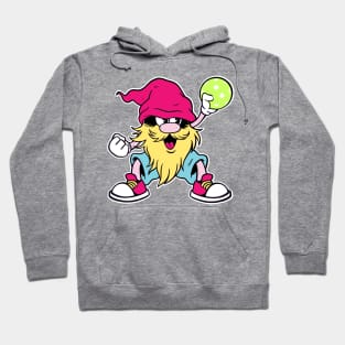 Funny Pickleball Player Gnome Hoodie